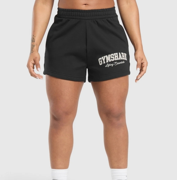 Gymshark Lifting Essentials Graphic Brushed 4' Shorts - NWOT - Picture 1 of 10